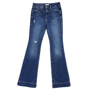 Good American Blue Flare Jeans 14 / 32.5 length